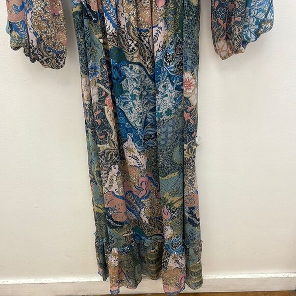 Elegant Multicolor Misa Los Angeles Maxi Dress - Picture 4 of 7